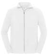 SS155 622900 Fruit of the Loom Iconic Premium Sweat Jacket White colour image